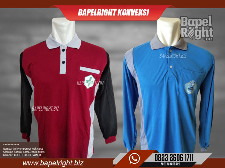 7 Desain Kaos Lengan Panjang Berkerah | zenex.co.id